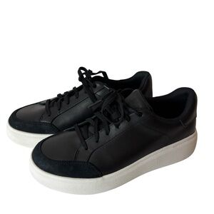Fitflop RTG black leather/suede sneakers lace up women’s size US 7 EU 38